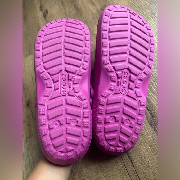 CROCS ADULT CLASSIC LINED CLOGS Shoes Size M11 - Picture 4 of 5
